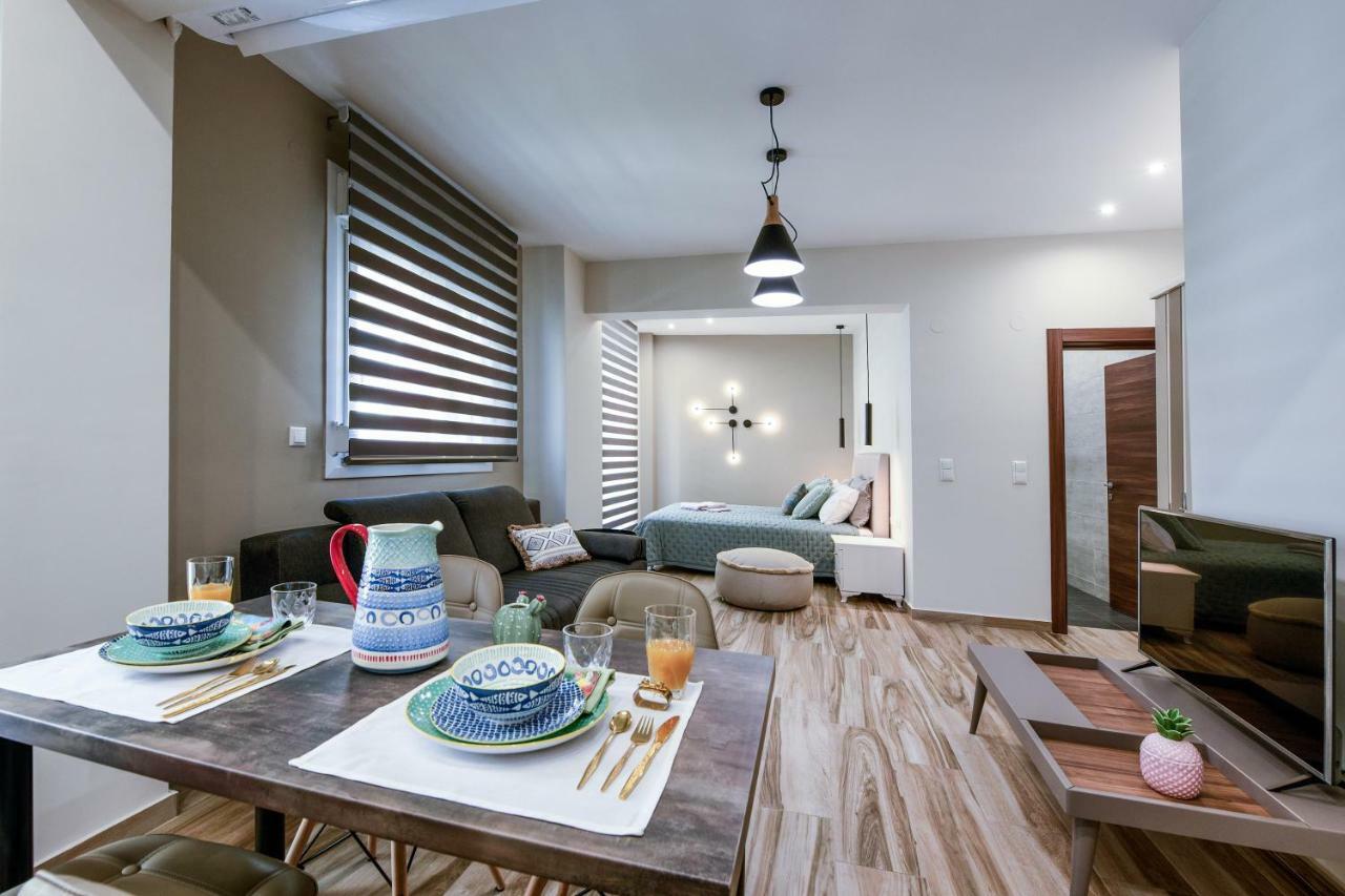 Adell Luxury Apartments Kavala Bagian luar foto